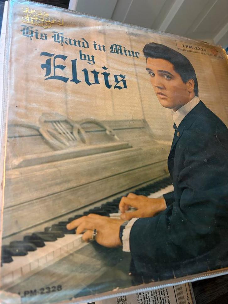 Elvis Presley - His Hand in Mine LP, Cd's en Dvd's, Vinyl | Pop, Gebruikt, 12 inch, Ophalen of Verzenden