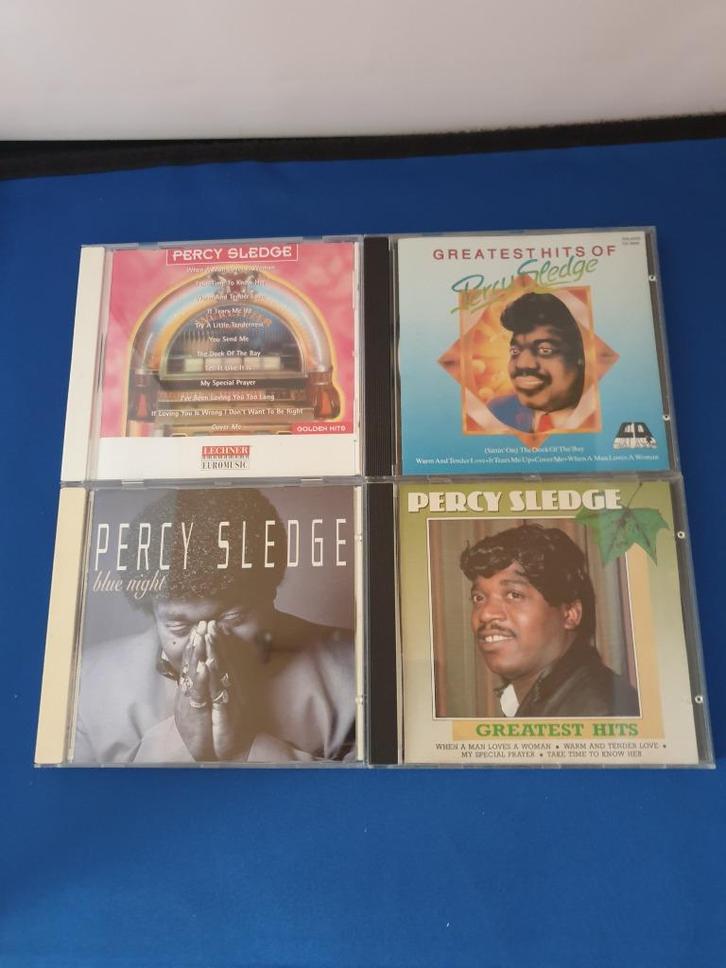 Diverse cd's Percy Sledge - 4 stuks, Cd's en Dvd's, Cd's | R&B en Soul, Zo goed als nieuw, Ophalen of Verzenden