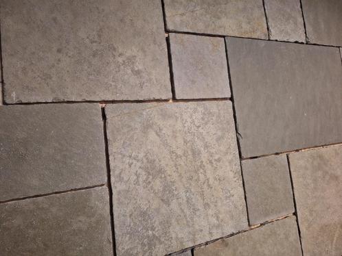 Castle Stone Yellow Green tuintegels groot wildverband, Tuin en Terras, Tegels en Klinkers, Nieuw, Terrastegels, Natuursteen, Ophalen