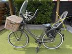 Cortina transport U4 grey moederfiets D57 7 versn. ZGAN!, 2 zitjes, Windscherm, 56 cm of meer, Zo goed als nieuw