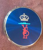 Vintage Stratton Poederdoos met Spiegel, Gebruikt, Overige kleuren, Ophalen of Verzenden, Met spiegeltje(s)