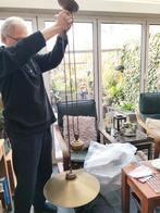 Brocante/antieke hanglamp, Ophalen of Verzenden
