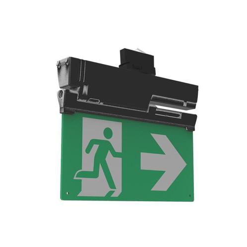 3-FASE NOODVERLICHTING MIRA ZWART, Huis en Inrichting, Lampen | Losse lampen, Ophalen of Verzenden