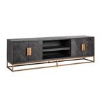 Tv meubel blackbone brass richmond interiors 200 cm, 150 tot 200 cm, Ophalen of Verzenden, Zo goed als nieuw, Minder dan 100 cm