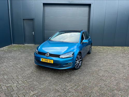 Volkswagen Golf 7 1.2 TSI 77KW 5D 2014 Blauw met nieuwe APK, Auto's, Volkswagen, Particulier, Golf, ABS, Airbags, Airconditioning