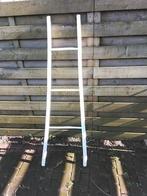 Witte decoratie ladder van hout, Ophalen of Verzenden