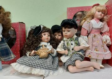 Porseleinen Poppen Collectie beschikbaar voor biedingen