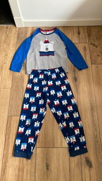 Dikkere fleece pyjama maat 134 winter piama beer lekker zach beschikbaar voor biedingen