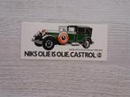 sticker Niks olie is olie CASTROL ( 2 ), Ophalen of Verzenden, Zo goed als nieuw, Merk