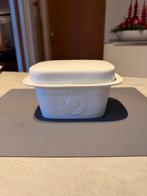 Vintage Porseleinen Botervloot Met Bloemen, Jaren '60/'70, Ophalen of Verzenden, Zo goed als nieuw