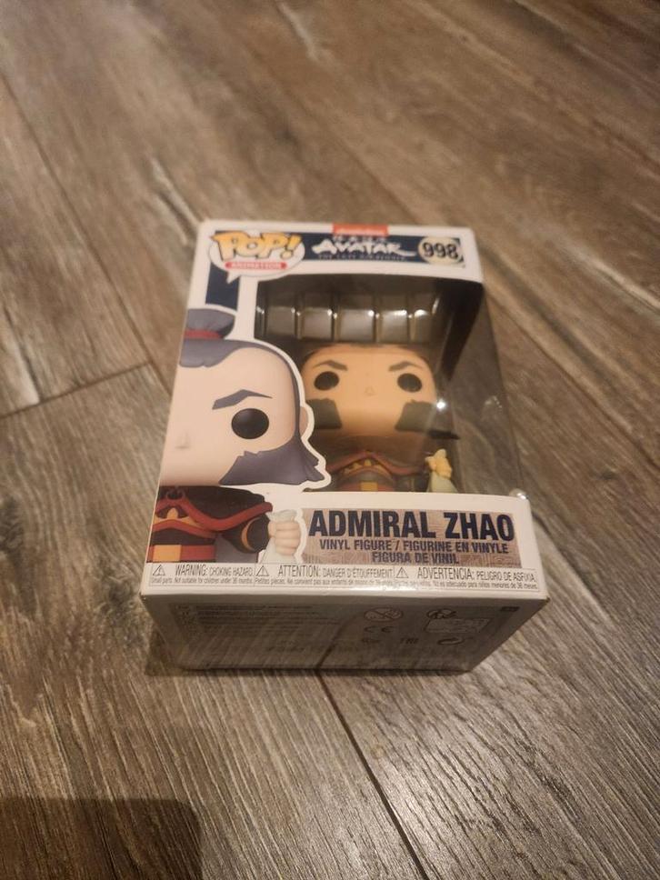 Funko Pop! Avatar: Admiral Zhao #998 - Nieuw!, Kinderen en Baby's, Speelgoed | Actiefiguren, Nieuw, Ophalen