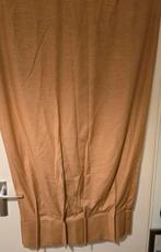 Camel kleurig zwaar gordijn, Huis en Inrichting, Ophalen of Verzenden, Zo goed als nieuw, 200 cm of meer
