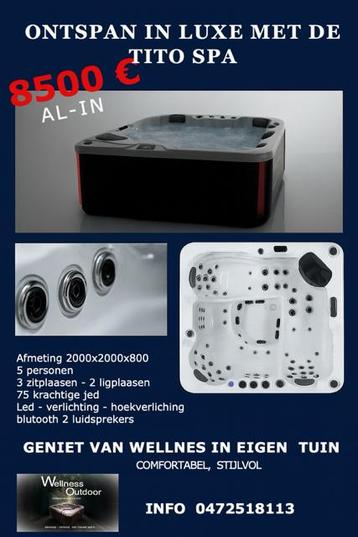Nieuwe Jacuzzi Actie - Tito Spa beschikbaar voor biedingen
