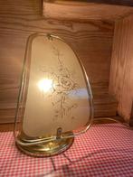 Vintage retro tafellampje schemerlampje bedlampje, Huis en Inrichting, Ophalen of Verzenden, Zo goed als nieuw, Glas, Minder dan 50 cm