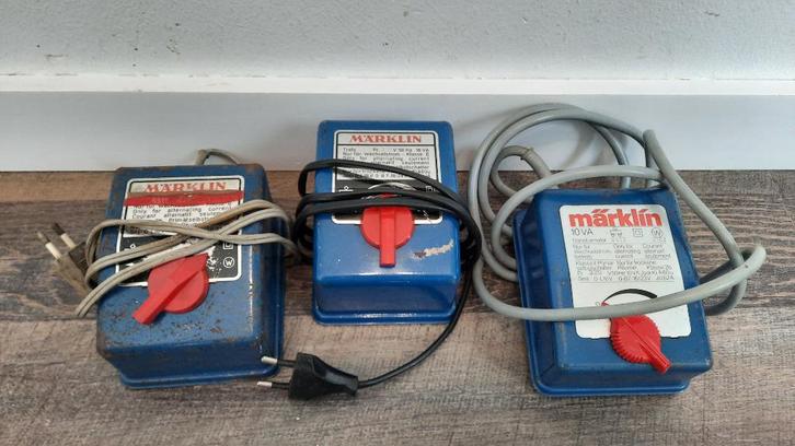 Partij van 3 Marklin Trein Transformatoren 6413 / 6511, Hobby en Vrije tijd, Modeltreinen | H0, Gebruikt, Overige typen, Wisselstroom