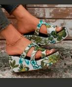 Nieuwe Zomerse Muiltjes - Maat 35, Kleding | Dames, Schoenen, Nieuw, Groen, Sandalen of Muiltjes, Ophalen of Verzenden