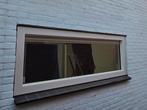 Kunstof raam creme houtnerf met luxaflex in het glas, Ophalen, Zo goed als nieuw, Kunststof, Raamkozijn