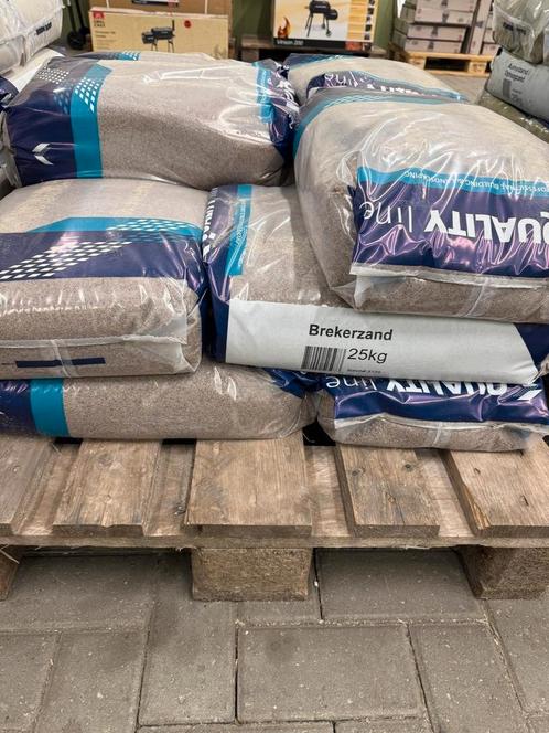 Brekerzand in zakken, Tuin en Terras, Zand, Nieuw, Brekerzand, Ophalen of Verzenden