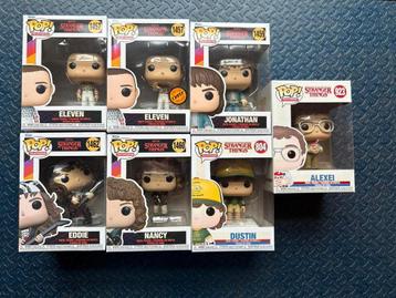 Stranger Things Funko Pop Collectie beschikbaar voor biedingen