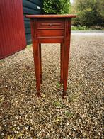 Kersenhout bijzettafel, Ophalen, Minder dan 55 cm, Gebruikt, Vierkant