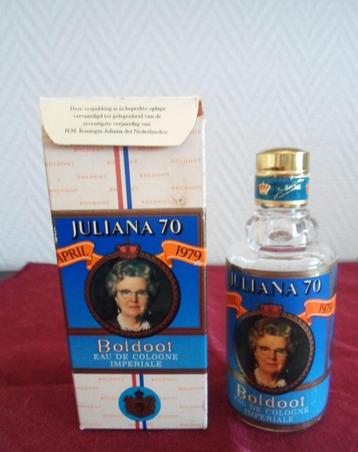 Eau de cologne Boldoot. 30 april 1979. Juliana. 70 jaar. beschikbaar voor biedingen