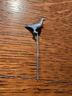 Vintage Vogel Speld, Sieraden, Tassen en Uiterlijk, Manchetknopen, Ophalen of Verzenden, Gebruikt, Overige materialen, Verzilverd