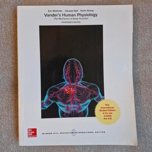Vander's Human Physiology, Boeken, Kunst en Cultuur | Fotografie en Design, Zo goed als nieuw, Overige onderwerpen, Ophalen of Verzenden