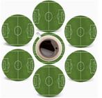 Onderzetters met Voetbalveld afbeeldingen, Ophalen of Verzenden, Nieuw, Glas of Kopje