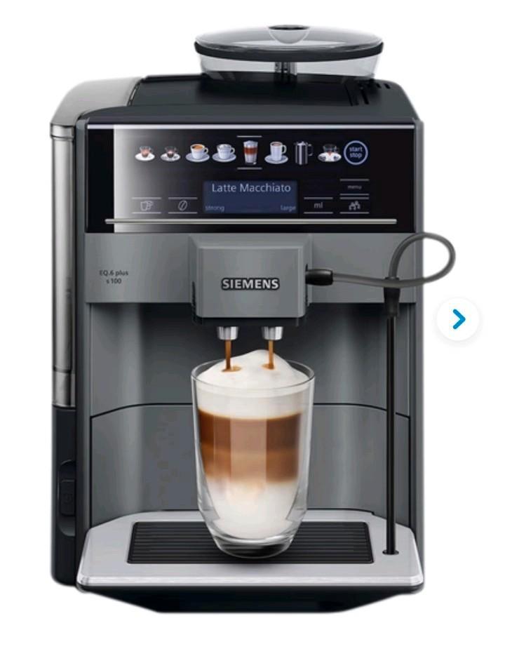 Koffiemachine  Siemens EQ.6 Plus S100 volautomaat, Witgoed en Apparatuur, Koffiezetapparaten, Gebruikt, Koffiemachine, Ophalen of Verzenden