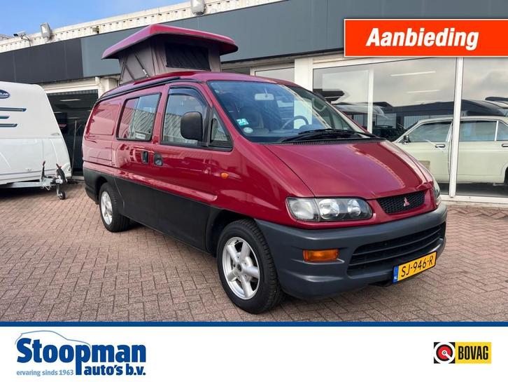 Mitsubishi L400 2.5 TD Lang Pop-Up dak 3p. Android/AppleCarP, Caravans en Kamperen, Campers, Bedrijf, tot en met 2, Buscamper of Camperbus