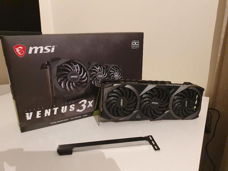 MSI GeForce RTX 3080 Ventus 3X 10G OC, Computers en Software, Videokaarten, Gebruikt, Nvidia, PCI-Express 4.0, GDDR6, HDMI, DisplayPort