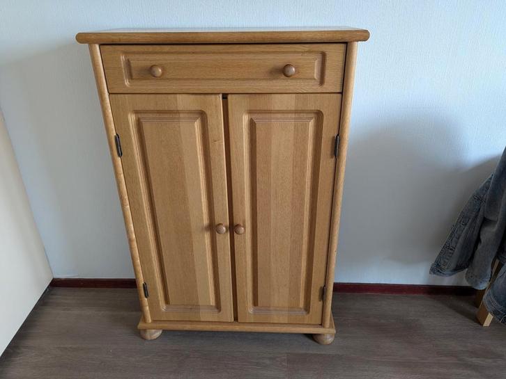 Massief Eiken Meidenkast met Lade & Deurtjes, Huis en Inrichting, Kasten | Dressoirs, Gebruikt, 50 tot 100 cm, 25 tot 50 cm, Met lade(s)