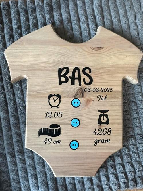 Geboortebord, Kinderen en Baby's, Kraamcadeaus en Geboorteborden, Nieuw, Ophalen of Verzenden