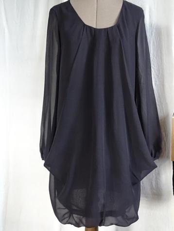 Jurkje zijde - Donkerbruin - Fairly - mt 36/38 beschikbaar voor biedingen