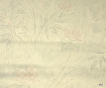 9932 Vintage retro oud barok bloemetjes behang behangpapier  beschikbaar voor biedingen