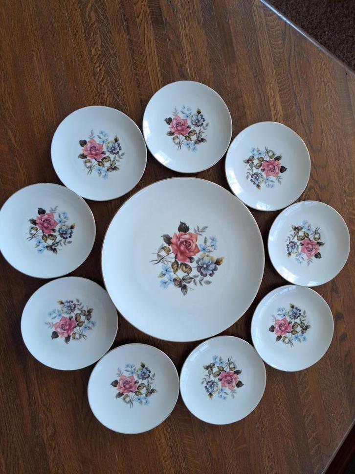 Vintage Bavaria Schumann Arzberg gebakstel, Antiek en Kunst, Antiek | Porselein, Ophalen