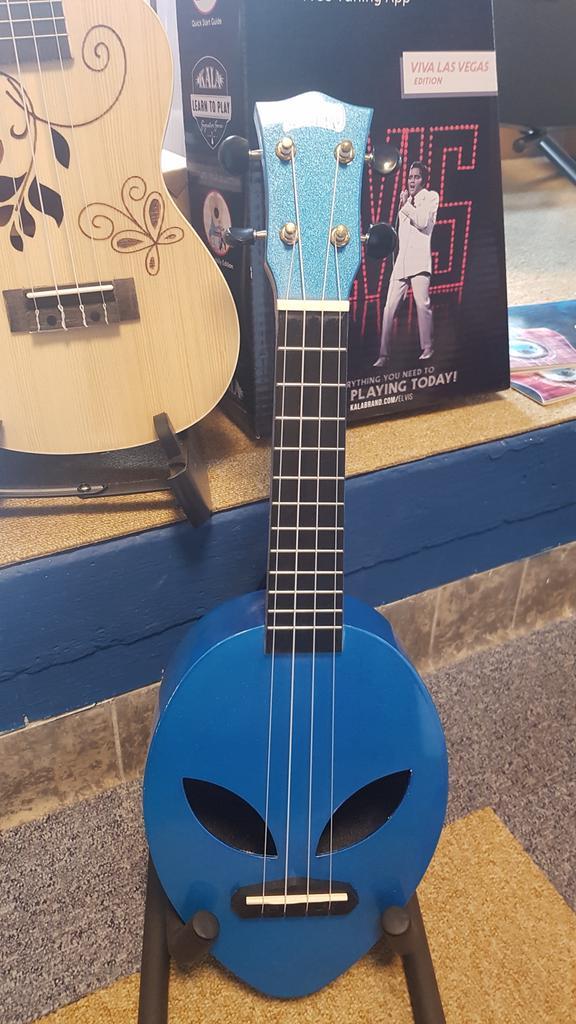 Leuke ALIEN ukelele met draagtas Nieuw!!!, Muziek en Instrumenten, Snaarinstrumenten | Overige, Nieuw, Ukelele, Ophalen of Verzenden