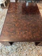 Vintage design deense wengé tafel, Huis en Inrichting, Tafels | Salontafels, Ophalen, 50 tot 100 cm, Zo goed als nieuw, Minder dan 50 cm