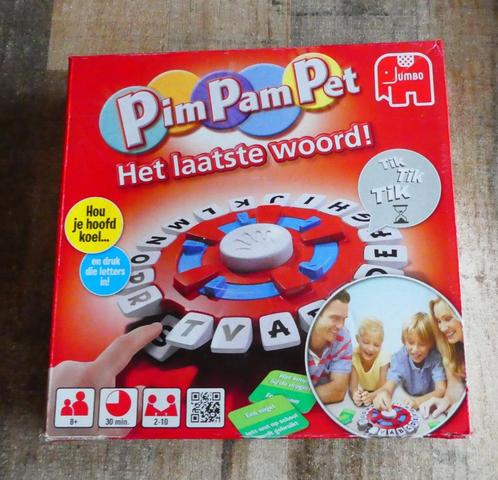 Pim Pam Pet laatste woord Battle Jumbo + extra vanaf 8 jaar., Hobby en Vrije tijd, Gezelschapsspellen | Bordspellen, Zo goed als nieuw