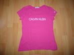 Fuchsia roze Calvin Klein t-shirt, maat 164 NIEUWSTAAT!, Meisje, Zo goed als nieuw, Shirt of Longsleeve, Calvin Klein