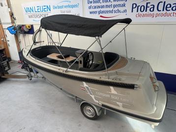 Corsiva 500 Suzuki 20PK INJECTIE BJ2021 ZGAN!! BIMINI-TOP beschikbaar voor biedingen