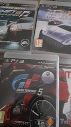 PS3 Games - 3 Race spellen samen voor €10,00, Spelcomputers en Games, Games | Sony PlayStation 1, Gebruikt, 1 speler, Racen en Vliegen