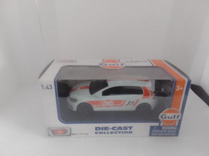 VW Golf 7 GTi Gulf, Hobby en Vrije tijd, Modelauto's | 1:43, Nieuw, Auto, Overige merken, Ophalen of Verzenden