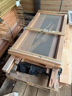 Douglas dubbel vleugelraam, Doe-het-zelf en Verbouw, Glas en Ramen, Ophalen, Gevelraam of Ruit, 120 tot 160 cm, Nieuw