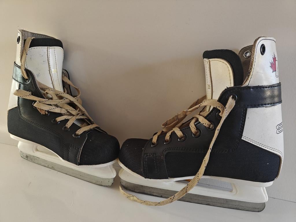 Maple IJshockeyschaatsen - Maat 34/35, Ophalen of Verzenden, Gebruikt, IJshockeyschaatsen, Maple