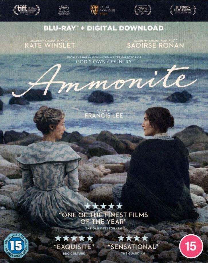 Ammonite (2020) - Engelse ondertiteling - met slipcover, Cd's en Dvd's, Blu-ray, Zo goed als nieuw, Verzenden