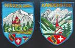 Zwitserland badge Kandersteg (World Scoutcentrum) en Niesen, Ophalen of Verzenden, Zo goed als nieuw, Embleem, Speld of Insigne