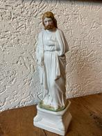 Antiek Vintage Porseleinen Heiligenbeeld Jozef, Ophalen of Verzenden
