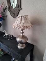 2x Metalen Lampvoet met Kap, Huis en Inrichting, Ophalen of Verzenden, Metaal, Minder dan 50 cm, Landelijk