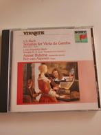 Bach - Sonates voor Viola da Gamba, Ophalen of Verzenden, Barok, Gebruikt, Kamermuziek